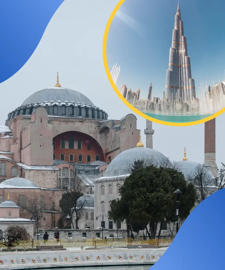 Türkiye Winter Wonderland with Dubai City Tour